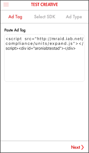 Mraid Creatives MRAID Ads SDK Tester - IAB Tech Lab